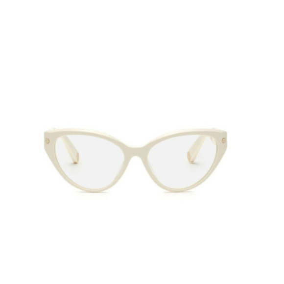 NWT PHILIPP PLEIN VPP052M 03GF Shiny Cream Eyeglasses main image 5